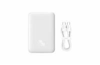 Power banka Baseus Mini s bezdrátovým nabíjením 10000mAh 20W USB-C bílá