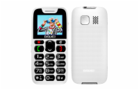 EVOLVEO EasyPhone EP 501 White mobilní telefon pro seniory s nabíjecím stojánkem, White