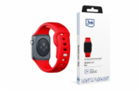 3mk Silicone Watch Strap pro Apple 38/40/41 mm Red