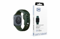 3mk Silicone Watch Strap pro Apple 38/40/41 mm Dark Green