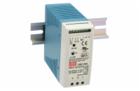 MEANWELL DRC-40A Zdroj 12-15V/1,9A, výstup na baterii 1A, DIN