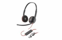 Poly Blackwire 3220 náhlavní souprava, USB-C/A adaptér, stereo (bulk)