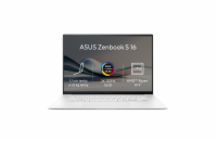 ASUS Zenbook S 16 OLED - Ryzen AI 9 HX 370/32GB/2TB SSD/16"/3K/OLED/Touch/2y PUR/Win 11 Pro/Bílá