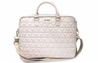 Guess Quilted Obal Pro Notebook 15" růžový Noste své zařízení v moderním originálním Guess designovaném příslušenství, z vysoce kvalitních materiálů