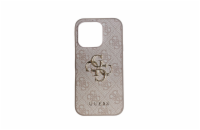 Guess PU 4G Metal Logo Zadní Kryt pro iPhone 14 Pro Pink Guess prémiový ochranný kryt telefonu s motivem Guess, který nejen že váš telefon perfektně ochrání, ale také svým povedeným designem a použit