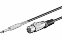PremiumCord Kabel Jack 6.3mm-XLR M/F 6m