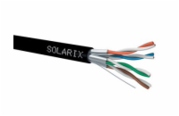 Instalační kabel Solarix CAT6A STP PE Fca 500m/cívka venkovní SXKD-6A-STP-PE