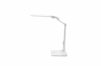 ECOLITE LED stolní lampa dotyková, 9W, volba teploty světla, stmívatelná, bílý lesk   LBL1207-BI