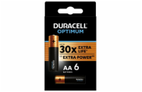 Duracell Optimum alkalická baterie 6 ks (AA)