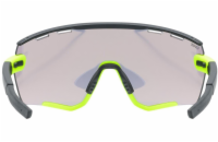 Sluneční brýle UVEX SPORTSTYLE 236 SET BLACK LIME MAT / MIRROR YELLOW (CAT. 2) + CLEAR (CAT. 0)