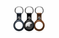 Epico Leather Case for AirTag - hnědá