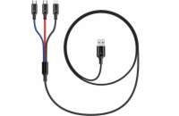 Connect IT CCA-2051-BK 3in1 USB-C & Micro USB & Lightning, 1,2m CONNECT IT Wirez 3in1 USB-C & Micro USB & Lightning, 1,2 m