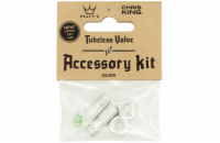 PEATY S X CHRIS KING (MK2) SILVER TUBELESS VALVES ACCESSORY KIT 