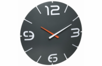 TFA nástěnné hodiny s rádiově řízeným časem 60.3536.10 CONTOUR - černé