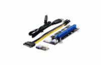 UNIBOS UNRI-106 Riser card PCIe x1 to PCIe x16 + 6-pin power cable