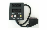 PremiumCord Adapter SCART/M-2xSCART+3xCINCH+Switch IN/OUT