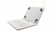 C-TECH Protect NUTKC-04W - white, pouzdro univerzální s klávesnicí pro 9,7"-10,1" tablety, FlexGrip, NUTKC-04, bílé