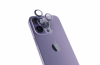 Epico Hliníkové ochranné sklo na čočky fotoaparátu pro iPhone 14 Pro / 14 Pro Max (6,1") - temně fialová