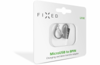 Redukce FIXED Link pro nabíjení a datový přenos z microUSB na Lightning, černá