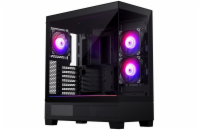 Phanteks XT View Tempered Glass Windows, D-RGB, černá