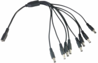 Conexpro DC napájecí rozbočovač, 8x samec, 1x samice