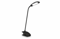CONNECT IT CLIP stolní Led lampička s klipem, int. baterie, USB-C, ČERNÁ