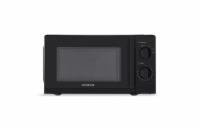 Orava mikrovlnná trouba, 700 W, 20 l, 6 úrovní mikrovlnného výkonu, černá