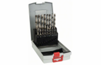 19dílná sada vrtáků do kovu ProBox HSS-G, DIN 338, 135° 1-10 mm Bosch 19dílná sada spirálových vrtáků do kovu HSS-G, ProBox, DIN 338, 135° 1–10 mm (2.608.587.013)
