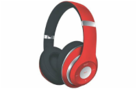 Omega FREESTYLE FH0916R bluetooth sluchátka s microSD, červená