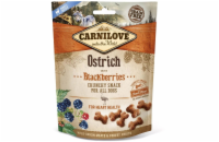 PET Carnilove Dog Crunchy Snack Ostrich with Blackberries with fresh meat 200g pamlsky pro psy