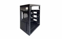EUROCASE skříň ML N6-500B, Midi Tower, 2x USB 3.0, 2x audio, bez zdroje