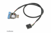 AKASA adaptér USB Type-C na DisplayPort