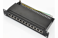Patch panel 10" STP cat.6 12portů