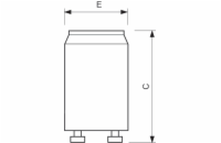 Startér Philips  S2 4-22W SER 220-240V