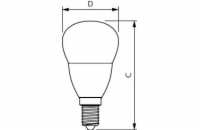 Philips LED žárovka E14CP P45 FR 5W 40W neutrální bílá 4000K LED žárovka Philips E14 5W 4000K 230V P45 FR P312685