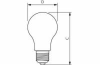 Philips CorePro LEDBulb ND 10.5-100W E27 A60 827 CLEAR GLASS LED žárovka Philips E27 10,5W 2700K 230V A60 CL P347144