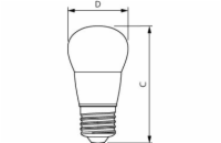 Philips LED žárovka E27 P45 FR 2,8W 25W teplá bílá 2700K LED žárovka Philips, E27, 2,8W 2700K 230V P45 FR P312425