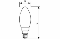 LED žárovka Philips FILAMENT Classic E14 4,3W 2700K 230V B35 CL   P347267