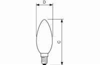 LED žárovka Philips FILAMENT Classic E14 4,3W 2700K 230V B35 FR   P347182