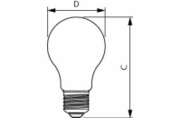 LED žárovka Philips E27 10W/75W A60 4000K    P169074