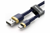 Baseus Cafule nabíjecí/datový kabel USB na Lightning 2,4A 1m, zlatá-modrá