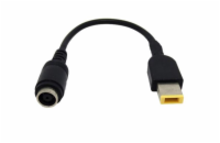 DeTech Lenovo ThinkPad adaptér redukce   Redukce kulatý Thinkpad konektor (F) -> hranatý Slim Tip konektor (M)