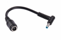 HP adaptér redukce z 7,4mm na 4,5mm (90° konektor) Redukce pro adaptéry značky HP. Z koncovky 7,4 x 5,0 mm na 4,5 x 3,0 mm.