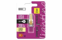 Emos LED žárovka JC, 2W/22W G4, WW teplá bílá, 210 lm, Classic, F