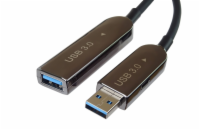 PREMIUMCORD Kabel USB3.0 + 2.0 prodlužovací optický AOC kabel A/Male - A/Female 15m
