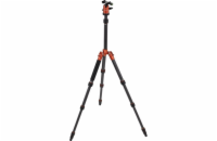Rollei Stativ Compact Traveler No 1 Carbon/ Zátěž 8kg/ Vytažený 145 cm/ Karbon/ Oranžový
