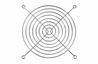 ARCTIC Fan grill, mřížka pro ventilátor, 140mm