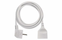 Prodlužovací kabel 3 m / 1 zásuvka / bílý / PVC / 1,5 mm2