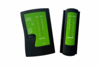 W-Star Tester kabelů UTP WS468EC RJ45 RJ11 indikace LED diodami černá