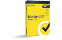 NORTON 360 PREMIUM 75GB +VPN 1 uživatel pro 10 zařízení na 1 rok BOX